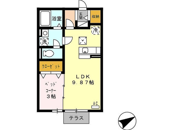 フラリッシュ・ウッドの物件間取画像